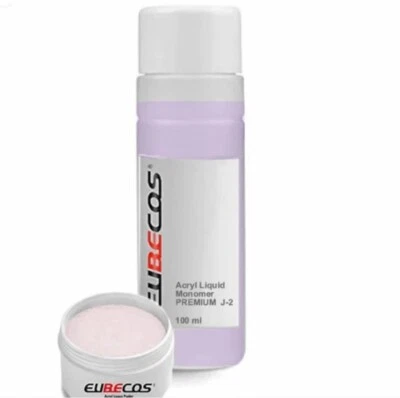 EuBeCos Líquido Acrílico J-2 PREMIUM VIOLETA Monómeros Bloqueador UV 100 ml 1 L 3.785 L