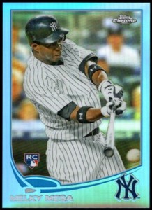 2013 Topps Chrome #157 MELKY MESA "BLUE REFRACTOR" RC Rookie Card #046/199
