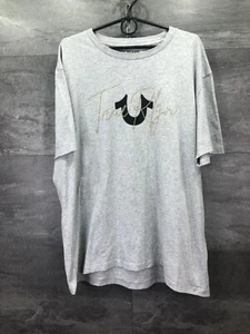 True Religion Script Crew Neck Tee T-Shirt Size 2XL - Picture 1 of 12