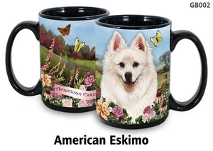 Garden Party Mug - American Eskimo - Picture 1 of 1