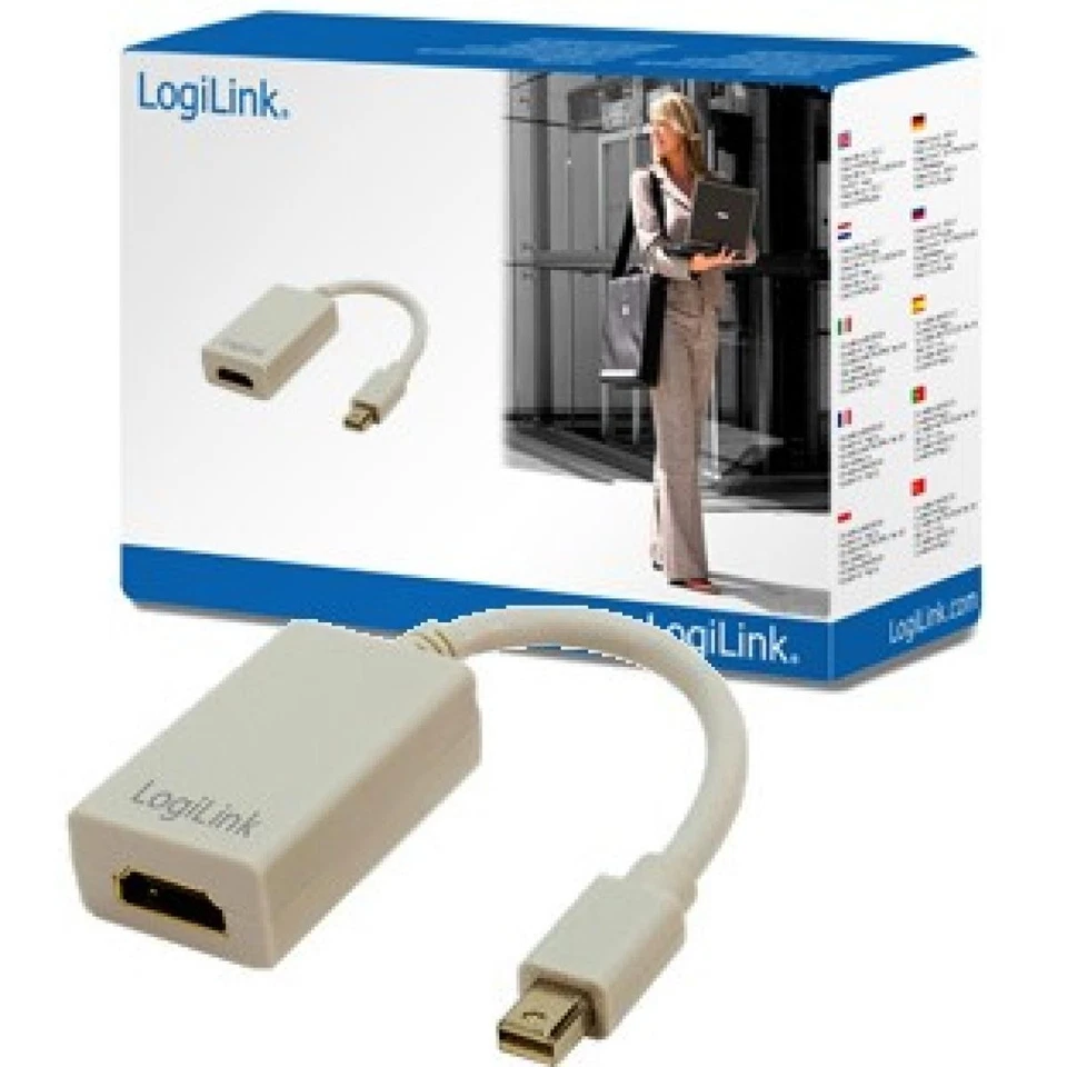 LogiLink Adapter Mini DisplayPort Stecker- HDMI
