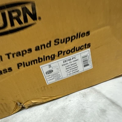 Zurn Z8746-Pc 1-1/4 Dia Cast Brass, Open Grid Offset Tailpiece - Image 1 of 4