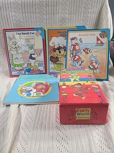4 Vintage World of Learning Curriculum World Books And Cassettes - Picture 1 of 3