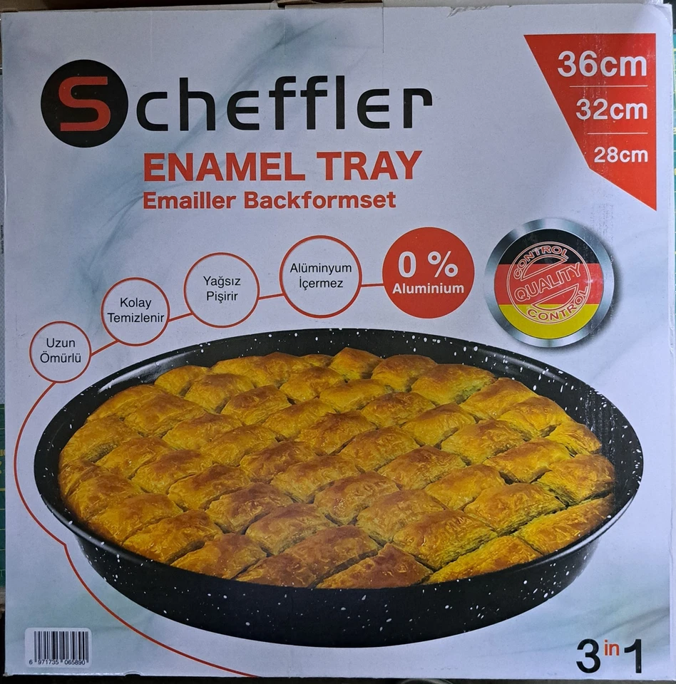 Backformen Set 3 tlg. Rund 36cm 32cm 28cm  - Bild 1 von 3