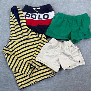 Polo Ralph Lauren Paket Jungen 2T-6 Mehrfarbig Hoodie Shorts Paket Freizeit Sommer - Bild 1 von 4