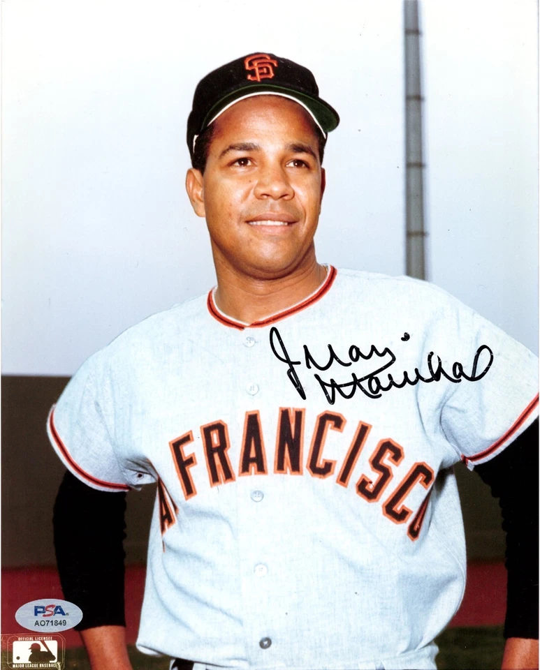JUAN MARICHAL Autographed 8x10 Photo PSA/DNA GIANTS HOF - Image 1 of 1