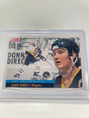 1991-92 Score American - Mario Lemieux #335 - Image 1 of 2