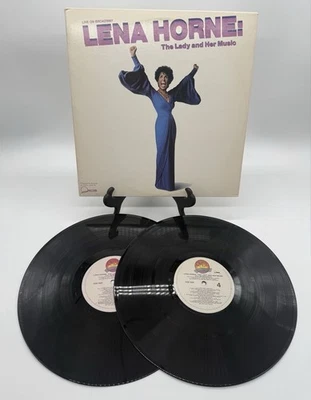 Lena Horne – The Lady and Her Music 2LP Live on Broadway 1981 Qwest VG+/EX Foto 1 de 2