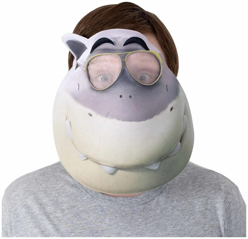 Máscara facial de espuma en forma de 3D Mr Shark Lou The Bad Guys película niños Foto 1 de 1