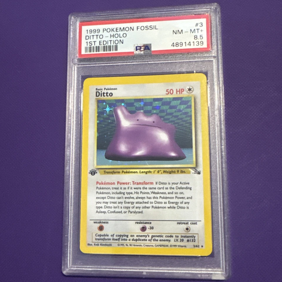 Ditto Fossil First Edition Psa 8.5 Pop 20 - Image 1 of 2