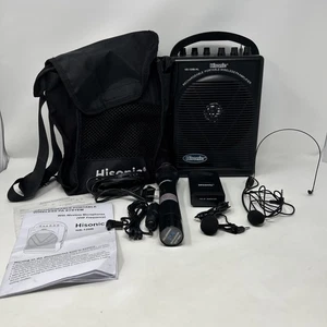 Hisonic Portable Speaker System HS-120B-HL - with Microphones And Cords - Tested - Picture 1 of 13