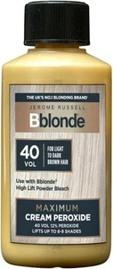 Bblonde Cream Peroxide, 40 Volume, 12% Peroxide, Lifts 8-9 Levels, 75ml - Picture 1 of 6