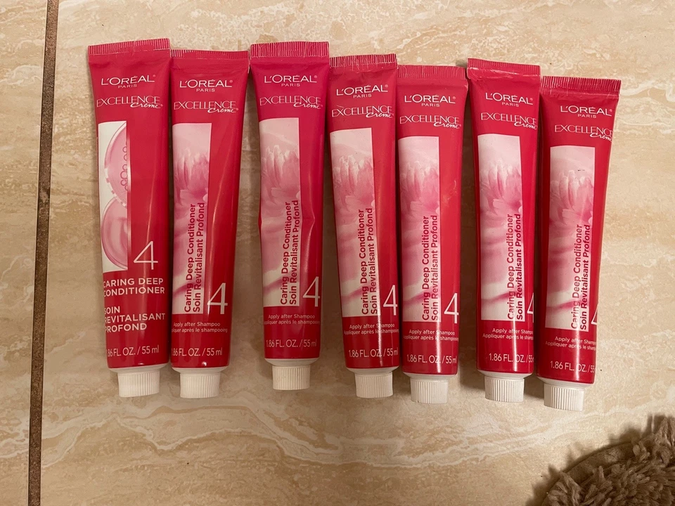 Lot Of 7 NEW LOreal Excellence Color & Shine Conditioner  - Image 1 of 1