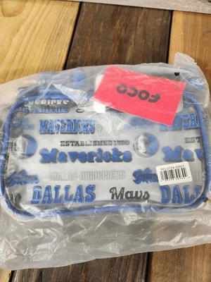 Bolsa tiracolo FOCO NBA Team logotipo listra transparente estampa retrô Dallas Mavericks - Imagem 1 de 3