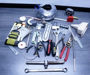 15.6 Lbs Junk Lot of Tools Be Craftsman Old V, Stanley, Fuller Etc. - Picture 1 of 15