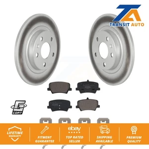 Rear Coated Disc Brake Rotors And Ceramic Pads Kit For Volvo XC40 KGT-102916 - Picture 1 of 11