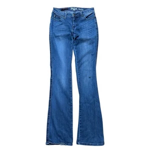 Pantalones de mezclilla para mujer Y2K Wrangler Rock 47 tiro bajo corte boot talla 26x36 - Imagen 1 de 8