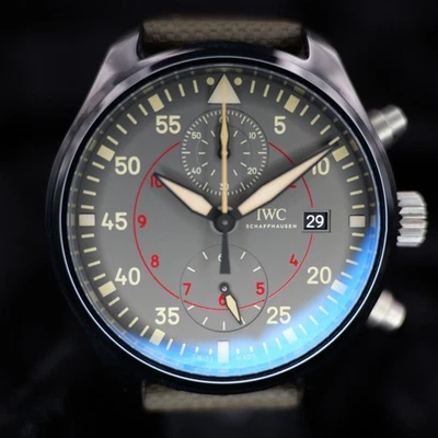 Reloj de Aviador IWC Cronógrafo TOP GUN Miramar IW389002 44 MM Esfera Gris Juego Completo Foto 1 de 4