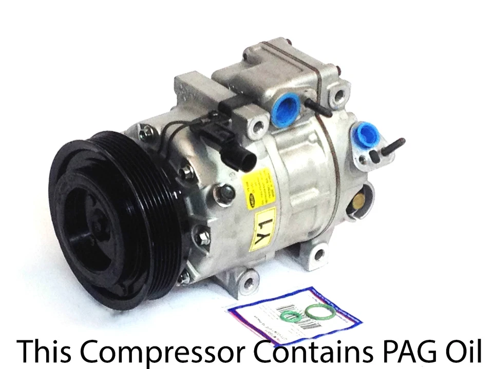 Remanufactured AC Compressor Fits: 2007-2012  HYUNDAI VERACRUZ 3.8L W/ WRTY. - Image 1 of 1