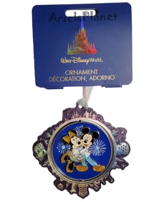 Disney Parks 50th Anniversary 4 Parks Icons Mickey Spinner Grand Finale Ornament