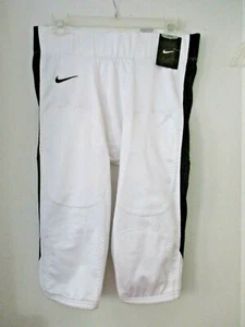 Nike Team ~ Weiß mit schwarzem Netz OFFENE FELD-FUSSBALLHOSE ~ Groß ~ Stil 615745 ~ Neu mit Etikett - Bild 1 von 3
