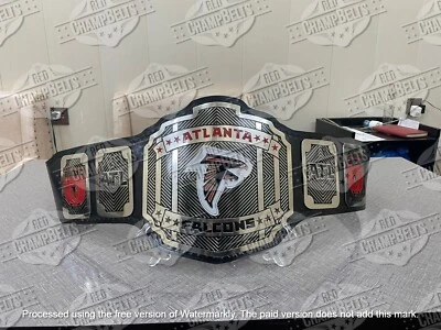 Atlanta Falcons NFL Championship Belt Adult Size 2mm Brass - Image 1 of 4