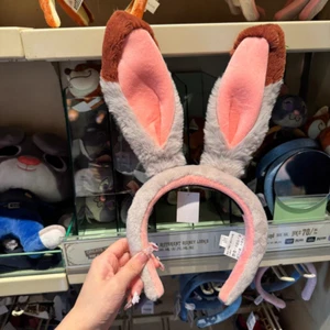 2025 Hongkong Disneyland Zootopia Judy Ears Plush Headband Lovely Headwear - Picture 1 of 3