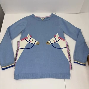Joules Knit Multicolored Horse Sweater Size 11-12 Years 146-152cm Super Cute - Picture 1 of 6