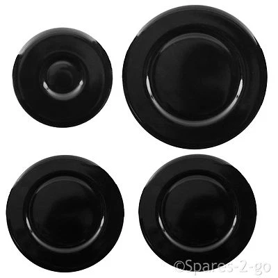 Piano cottura a gas e tappo a fiamma si adattano alla corona LOGIK piccola media grande