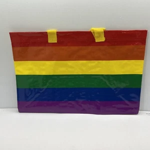 SET OF 2 TWO IKEA KVANTING Rainbow Shopping Bags:Limited Edition For Pride - Picture 1 of 1