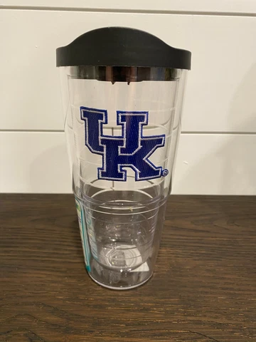 Tervis University of Kentucky Wildcats UK Logo 24 oz Tumbler with Black Lid Cover