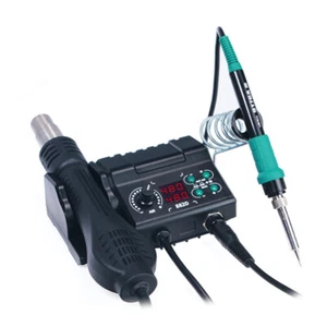 882D Hot Air Gun Soldering Station 2 in 1 Soldering Iron Hot Air Rework Station - Picture 1 of 11