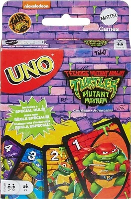 UNO Teenage Mutant Ninja Turtles Mutant Mayhem Card Game for Family Night HPW19 - Image 1 of 4