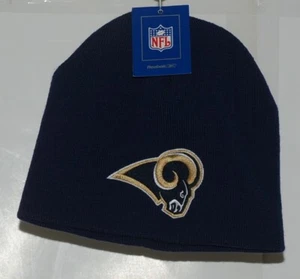 Reebok NFL Licensed Los Angeles Rams Royal Blue Winter Cap - Picture 1 of 7