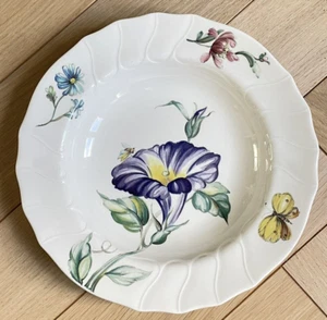 Assiette creuse Villeroy & Boch Modèle Bouquet Fleurs Papillon Faïence n° 6 - Picture 1 of 2