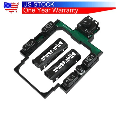 2108200110 Power Window & Mirror Switch For Mercedes Benz E300 E320 E420 1996-97 - Image 1 of 4