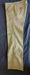 Haggar Mens Rembler Pants 32x32 Beige Straight Fit - Picture 1 of 3