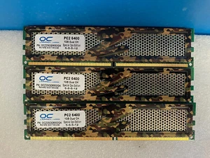 ~ (3x 1GB) OCZ Special Edition DDR2 Memory 1GB Kit PC2-6400 800MHz OCZ2SOE8002GK - Picture 1 of 4