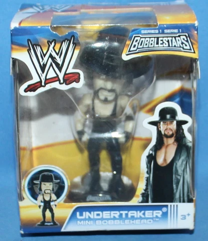WWE Bobblestars Undertaker Mini Bobblehead 3.25 inch Wicked Cool Toys Sealed Cover