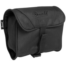 Brandit Toiletry Bag Medium Pouch Organizer Foldable Pocket Camping Travel Black