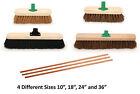 Sweeping Brush Head Soft and Stiff Hard Indoor Outdoor Broom Handle Yard Sweeper