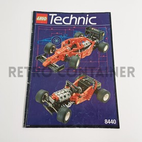 Lego Vintage Instructions Instructions Set 8440 Technic Formula 1 Flash (1995)