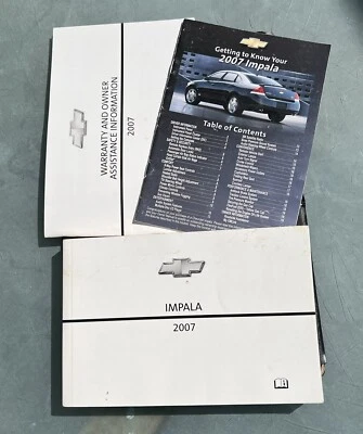 2007 Chevrolet Impala Owners Manual Set With Case OEM - Image 1 of 4