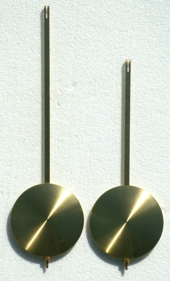 Pendulum Rod & Bob for Quartz Movements inc authentic screw & knob. 200 or 250mm - Image 1 of 3