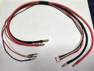Reedy 4s Lipo Charge Cable 4mm 5mm Leads - Picture 1 of 4