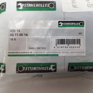 Stahlwille 02110014 6Point Socket 6-kt Stecknuss New NFP Sealed (10pieces) - Picture 1 of 2
