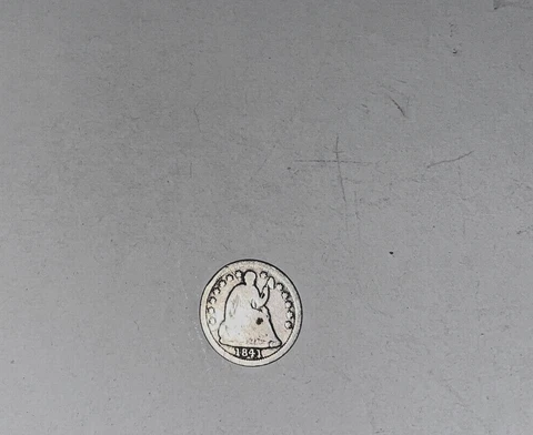 1841 Seated Liberty Half Dime Cover