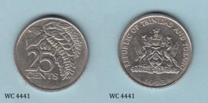 Trinidad and Tobago 25 Cents 1993 (Elizabeth II) Coin - Picture 1 of 2