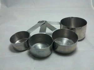 Stainless Steel Set of 4 Measuring Cups - Picture 1 of 3