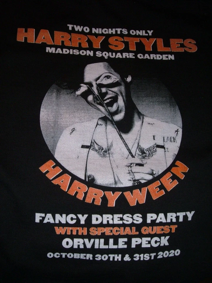 Harry Styles 2020 连帽衫 HARRYWEEN Madison Square Garden Trick or Treat 尺寸 S — 第 1/4 张图片